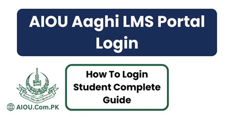 lms aiou|aiou log in.